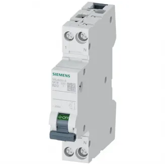 Siguranta automata 6KA 1P+N CURBA B 20A Siemens Siguranta automata 6KA 1P+N CURBA B 20A Siemens
