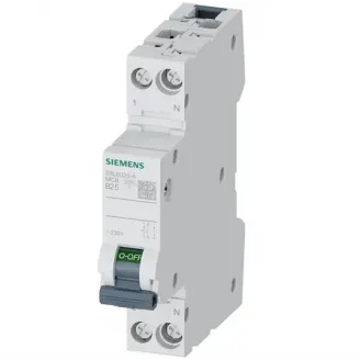 Siguranta automata 6KA 1P+N CURBA B 25A Siemens Siguranta automata 6KA 1P+N CURBA B 25A Siemens