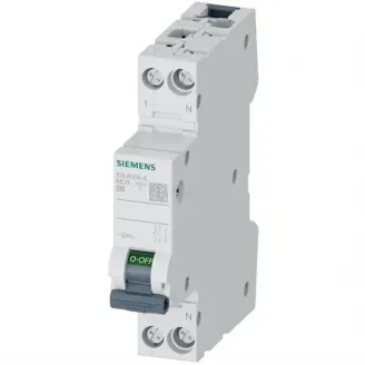 Siguranta automata 6KA 1P+N CURBA B 6A Siemens Siguranta automata 6KA 1P+N CURBA B 6A Siemens