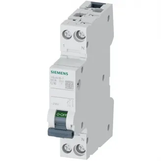 Siguranta automata 6KA 1P+N CURBA C 16A Siemens Siguranta automata 6KA 1P+N CURBA C 16A Siemens