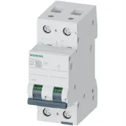 Siguranta automata bipolara 6KA 2P CURBA B 16A Siemens
