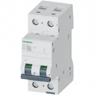 Siguranta automata bipolara 6KA 2P CURBA B 16A Siemens