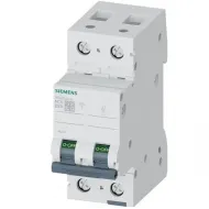 Siguranta automata bipolara 6KA 2P CURBA B 20A Siemens