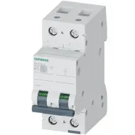 Siguranta automata bipolara 6KA 2P CURBA B 32A Siemens