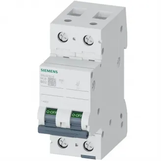 Siguranta automata bipolara 6KA 2P CURBA B 32A Siemens Siguranta automata bipolara 6KA 2P CURBA B 32A Siemens