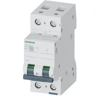 Siguranta automata bipolara 6KA 2P CURBA B 40A Siemens