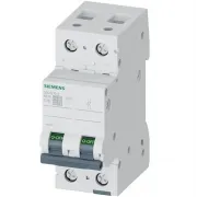 Siguranta automata bipolara 6KA 2P CURBA C 10A Siemens