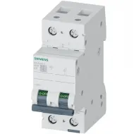 Siguranta automata bipolara 6KA 2P CURBA C 6A Siemens