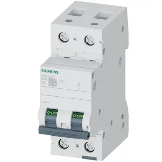 Siguranta automata bipolara 6KA 2P CURBA C 6A Siemens