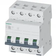 Siguranta automata tetrapolara 6KA 4P CURBA B 10A Siemens