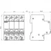 Siguranta automata tetrapolara 6KA 4P CURBA B 10A Siemens