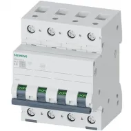 Siguranta automata tetrapolara 6KA 4P CURBA B 16A Siemens