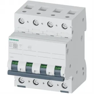 Siguranta automata tetrapolara 6KA 4P CURBA B 20A Siemens