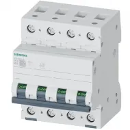 Siguranta automata tetrapolara 6KA 4P CURBA B 25A Siemens