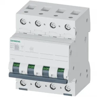 Siguranta automata tetrapolara 6KA 4P CURBA B 25A Siemens