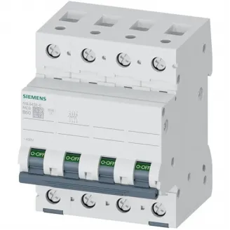 Siguranta automata tetrapolara 6KA 4P CURBA B 50A Siemens