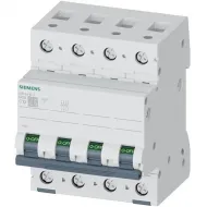 Siguranta automata tetrapolara 6KA 4P CURBA C 10A Siemens