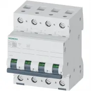 Siguranta automata tetrapolara 6KA 4P CURBA C 20A Siemens
