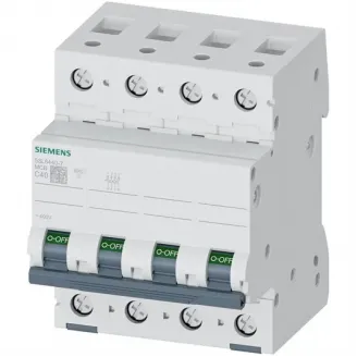 Siguranta automata tetrapolara 6KA 4P CURBA C 40A Siemens