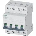 Siguranta automata tetrapolara 6KA 4P CURBA C 63A Siemens