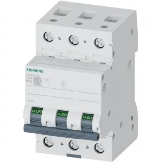 Siguranta automata tripolara 6KA 3P CURBA B 50A Siemens Siguranta automata tripolara 6KA 3P CURBA B 50A Siemens