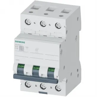 Siguranta automata tripolara 6KA 3P CURBA C 10A Siemens