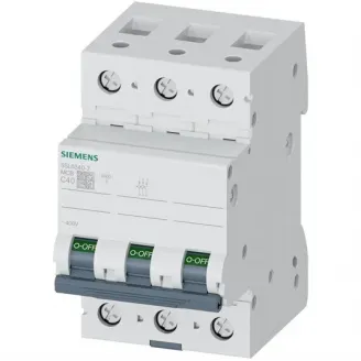 Siguranta automata tripolara 6KA 3P CURBA C 40A Siemens Siguranta automata tripolara 6KA 3P CURBA C 40A Siemens