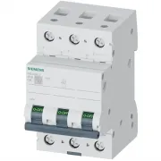 Siguranta automata tripolara 6KA 3P CURBA C 6A Siemens Siguranta automata tripolara 6KA 3P CURBA C 6A Siemens