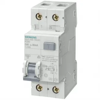Siguranta diferentiala RCBO 6KA 1P+N Tip AC 30MA C 20A Siemens Siguranta diferentiala RCBO 6KA 1P+N Tip AC 30MA C 20A Siemens