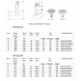 Spot, LED, pentru, sina, electrica, 2, linii, 230V, Sky, PAR30, Negru, 15W, 1275, lm, Lumina, neutra, 4000K, IP40, Elmark, 93SKY2215W/BL
