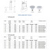 Spot, LED, pentru, sina, electrica, 2, linii, 230V, Sky, PAR30, Negru, 15W, 1275, lm, Lumina, rece, 6400K, IP40, Elmark, 93SKY2215CW/BL