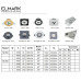 Spot, LED SA914WW, Auriu, Patrat, Incastrat, 3W, 240 lm, 230V, Lumina neutra, 4000-4500k, 92x92x45, IP20, Elmark, 92914WW/G - imaginea produsului 92914WW/G din categoria Spoturi