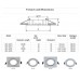 Spot, Crom, Rotund, Incastrat, 1 X GU5.3, 12V, 80 mm, IP20, Elmark, 89155