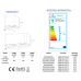 Spot, Alb, Patrat, Aplicat, 1 X GU10, 230V, 108x108x100, IP20, Elmark, 92DL044S1/BLWH Spot, Alb, Patrat, Aplicat, 1 X GU10, 230V, 108x108x100, IP20, Elmark, 92DL044S1/BLWH