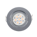Spot, LED, Nichel Satinat, Rotund, Incastrat, 6W, 480 lm, 230V, Lumina calda, 2700-3000K, 93 mm, IP20, Elmark, 92R106WW/SN - imaginea produsului 92R106WW/SN din categoria Spoturi