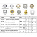 Spot, SIM-5, Auriu, Rotund, Incastrat, 1 X G4, 12V, 73 mm, IP20, Elmark, 9205/G Spot, SIM-5, Auriu, Rotund, Incastrat, 1 X G4, 12V, 73 mm, IP20, Elmark, 9205/G