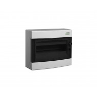Tablou, cofret de distributie, din plastic, montare aparenta, usa transparenta, IP40, 1 rând, 12 module, Noark, 101498, PNS 12T Tablou, cofret de distributie, din plastic, montare aparenta, usa transparenta, IP40, 1 rând, 12 module, Noark, 101498, PNS 12T