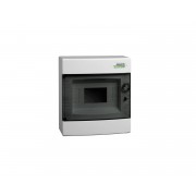 Tablou, cofret de distributie, din plastic, montare aparenta, usa transparenta, IP40, 1 rând, 8 module, Noark, 101497, PNS 8T Tablou, cofret de distributie, din plastic, montare aparenta, usa transparenta, IP40, 1 rând, 8 module, Noark, 101497, PNS 8T