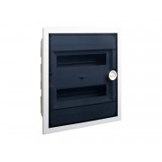Tablou, cofret de distributie, din plastic, montaj incastrat, usa transparenta, IP40, 2 randuri, 2x12 module, Noark, 101530, PXF 24T Tablou, cofret de distributie, din plastic, montaj incastrat, usa transparenta, IP40, 2 randuri, 2x12 module, Noark, 101530, PXF 24T