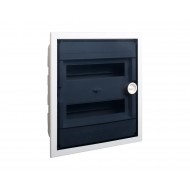Tablou, cofret de distributie, din plastic, montaj incastrat, usa transparenta, IP40, 2 randuri, 2x12 module, Noark, 101530, PXF 24T Tablou, cofret de distributie, din plastic, montaj incastrat, usa transparenta, IP40, 2 randuri, 2x12 module, Noark, 101530, PXF 24T