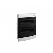 Tablou, cofret de distributie, din plastic, montaj incastrat, usa transparenta, IP40, 2 rânduri, 2x12 module, Noark, 101514, PNF 24T Tablou, cofret de distributie, din plastic, montaj incastrat, usa transparenta, IP40, 2 rânduri, 2x12 module, Noark, 101514, PNF 24T