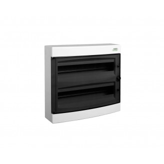 Tablou, cofret de distributie, din plastic, montare aparenta, usa transparenta, IP40, 2 rânduri, 2x18 module, Noark, 101501, PNS 2x18T Tablou, cofret de distributie, din plastic, montare aparenta, usa transparenta, IP40, 2 rânduri, 2x18 module, Noark, 101501, PNS 2x18T