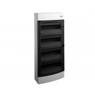 Tablou, cofret de distributie, din plastic, montare aparenta, usa transparenta, IP40, 4 rânduri, 4x12 module, Noark, 101503, PNS 48T Tablou, cofret de distributie, din plastic, montare aparenta, usa transparenta, IP40, 4 rânduri, 4x12 module, Noark, 101503, PNS 48T