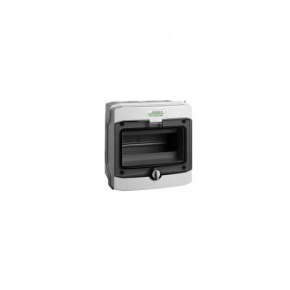Tablou, cofret de distributie, din plastic, montare aparenta, usa transparenta, IP65, 1 rând, 8 module, Noark, 101493, PHS 8T Tablou, cofret de distributie, din plastic, montare aparenta, usa transparenta, IP65, 1 rând, 8 module, Noark, 101493, PHS 8T