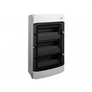 Tablou, cofret de distributie, din plastic, montare aparenta, usa transparenta, IP65, 3 rânduri, 3x12 module, Noark, 101496, PHS 36T Tablou, cofret de distributie, din plastic, montare aparenta, usa transparenta, IP65, 3 rânduri, 3x12 module, Noark, 101496, PHS 36T