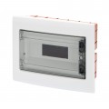 Tablou de distributie montaj Incastrat cu Usa Transparenta Fumurie cu Cadru Extractabil - cu Regleta de Borne N (3X16)+(17X10) E (3X16)+(17X10) - 8 Module IP40 Gewiss GW40608BS Tablou de distributie montaj Incastrat cu Usa Transparenta Fumurie cu Cadru Extractabil - cu Regleta de Borne N (3X16)+(17X10) E (3X16)+(17X10) - 8 Module IP40 Gewiss GW40608BS