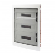 Tablou de distributie montaj Incastrat cu Usa Transparenta Fumurie cu Cadru Extractabil - cu Regleta de Borne N (3X16)+(17X10) E (3X16)+(17X10) - (18X2) 36 Module - IP40 Gewiss GW40609BS Tablou de distributie montaj Incastrat cu Usa Transparenta Fumurie cu Cadru Extractabil - cu Regleta de Borne N (3X16)+(17X10) E (3X16)+(17X10) - (18X2) 36 Module - IP40 Gewiss GW40609BS